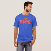 Klassieke Superman Bold Logo T-shirt (Voorkant volledig)