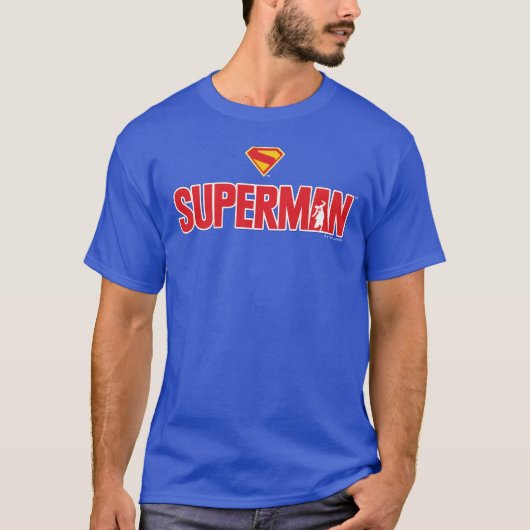 Klassieke Superman Bold Logo T-shirt (Voorkant)