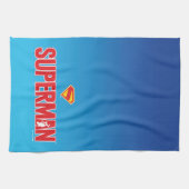 Klassieke Superman Bold Logo Theedoek (Horizontaal)