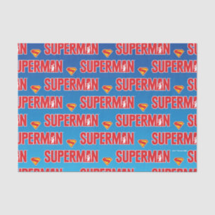 Klassieke Superman Bold Logo Tissuepapier