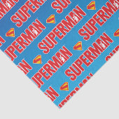 Klassieke Superman Bold Logo Tissuepapier (Detail)