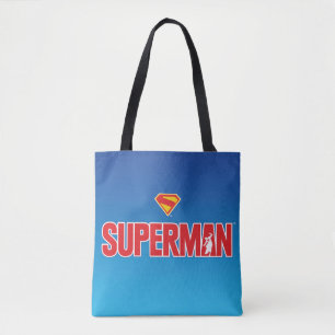 Klassieke Superman Bold Logo Tote Bag