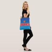 Klassieke Superman Bold Logo Tote Bag (Op model)
