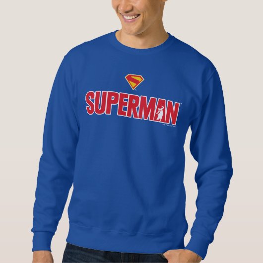 Klassieke Superman Bold Logo Trui (Voorkant)