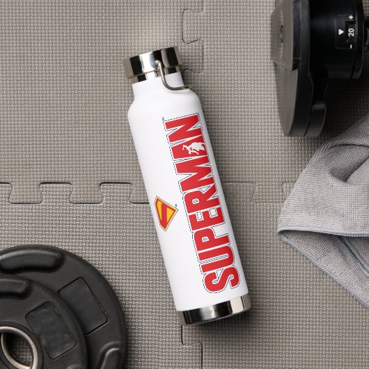 Klassieke Superman Bold Logo Waterfles (Gym)