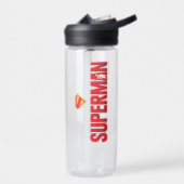 Klassieke Superman Bold Logo Waterfles (Links)