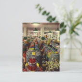 Klassieke supermarkt voor business, eten en drinke briefkaart (Staand voorkant)