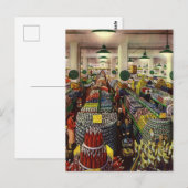 Klassieke supermarkt voor business, eten en drinke briefkaart (Voorkant / Achterkant)