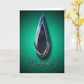 Klassieke sympathiekaart | Sorrow for Loss Kaart (Gele Bloem)