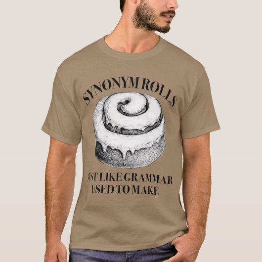 Klassieke Synonym rollen enkel zoals grammatica di T-shirt (Voorkant)