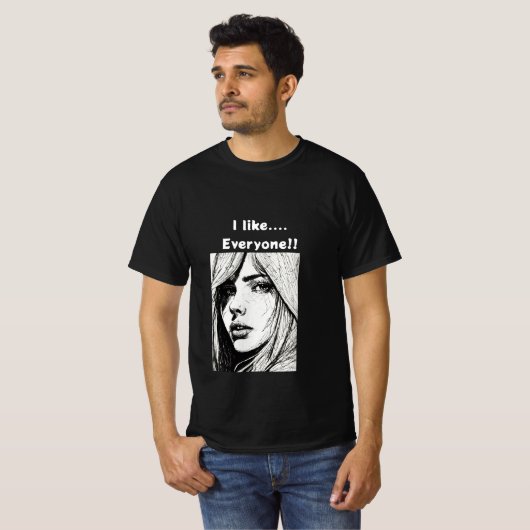 Klassieke T-shirt (Voorkant volledig)