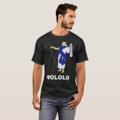 Klassieke T-Shirt (blauw) (Voorkant volledig)