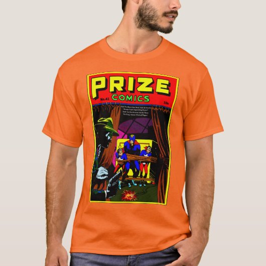 Klassieke T-Shirt Comics uit 1940 (Voorkant)