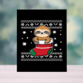 Klassieke T-Shirt met kerstsleuf Acryl Bord (Neutraal)