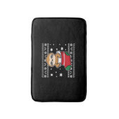 Klassieke T-Shirt met kerstsleuf Badmat (Voorkant Verticaal)