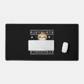 Klassieke T-Shirt met kerstsleuf Bureaumat (Keyboard & Muis)