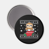 Klassieke T-Shirt met kerstsleuf Magneet (Voorkant / Achterkant)