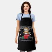 Klassieke T-Shirt met kerstsleuf Schort (Gedragen)