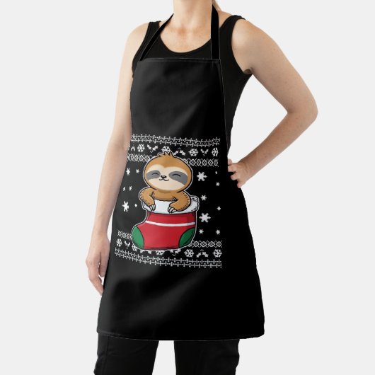 Klassieke T-Shirt met kerstsleuf Schort (Insitu)