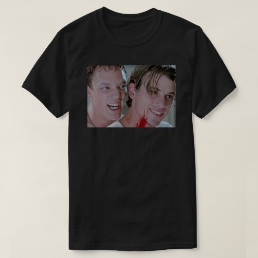 Klassieke T-Shirt van Billy en Stu die horror film (Design voorkant)