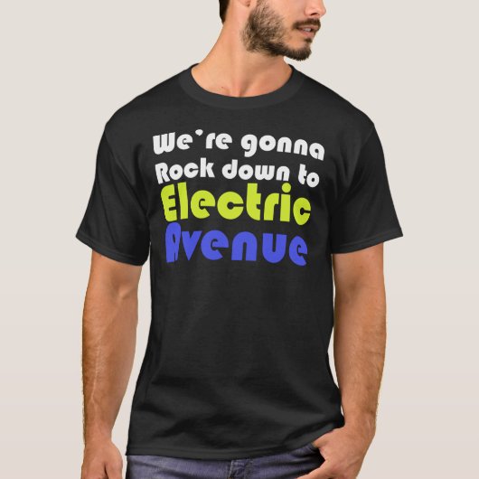 Klassieke T-Shirt van elektrische Avenue (Voorkant)