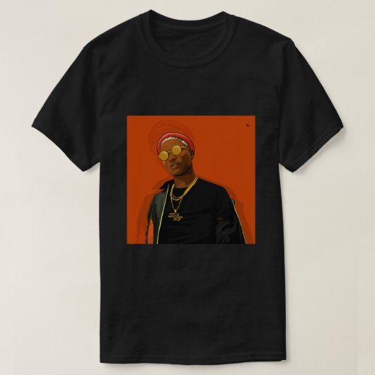 Klassieke T-Shirt (WIZKID) (Design voorkant)