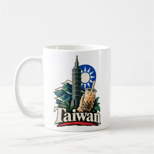 Klassieke Taiwan Reis Kunst Landmark Koffiemok