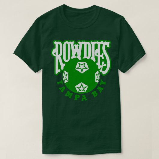 Klassieke Tampa Bay Rowdies TShirt 2 (Design voorkant)