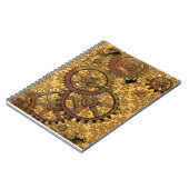 Klassieke Tan Steampunk-laptop Notitieboek (Linkerzijde)