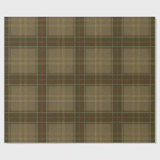 Klassieke Tartan in Tabak Cadeaupapier