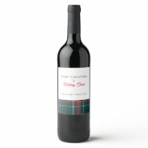 Klassieke Tartan Plaid Kerstvakantie Cheer NAAM