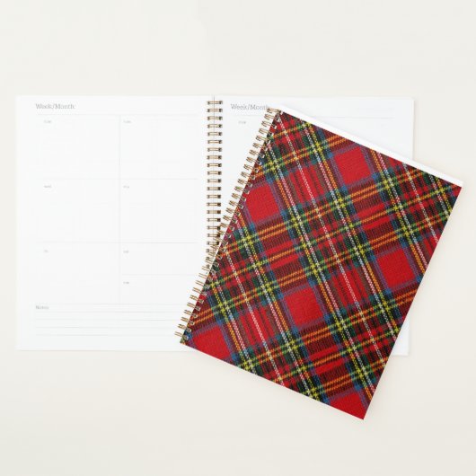 Klassieke tartan planner (Display)
