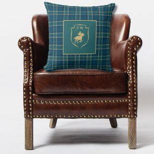 Klassieke Tartan Schotse Ruit Polo Equestrian Gebo Kussen