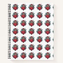 Klassieke Tattoo Notitieboeken: Hart & Cupido Edit