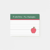 Klassieke Teacher's Apple Post It-notities Post-it® Notes (Voorkant)