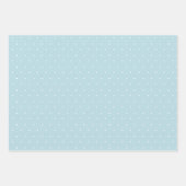 Klassieke Teddy Bear Blue Bow Baby shower Inpakpapier Vel (Voorkant 3)