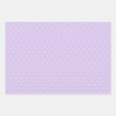 Klassieke Teddy Bear Lavendel Paarse Bow Baby show Inpakpapier Vel (Voorkant 3)