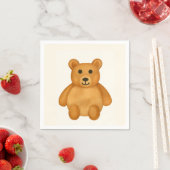 Klassieke teddybeer servet (Insitu)