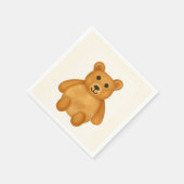 Klassieke teddybeer servet (Hoek)