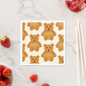 Klassieke teddybeer servet (Insitu)