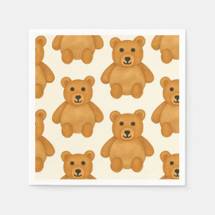 Klassieke teddybeer servet