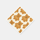 Klassieke teddybeer servet (Hoek)