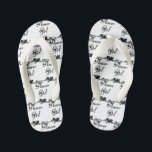 Klassieke Teenslippers van Bloemenmeisje Wedding<br><div class="desc">Klassieke Teenslippers van Bloemenmeisje Wedding</div>