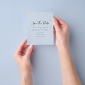 Klassieke TEKST ALLEEN Minimalistische BUDGET DATU Flyer (Hand)