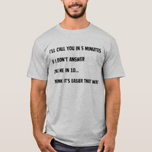 Klassieke tekst Grappig bericht T-shirt
