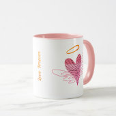 Klassieke tekst Mok liefde voor altijd (Voorkant rechts)