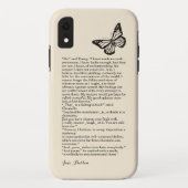 Klassieke tekst van boekofferte Case-Mate iPhone case (Achterkant)