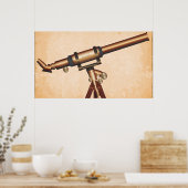 Klassieke telescoop poster (Keuken)