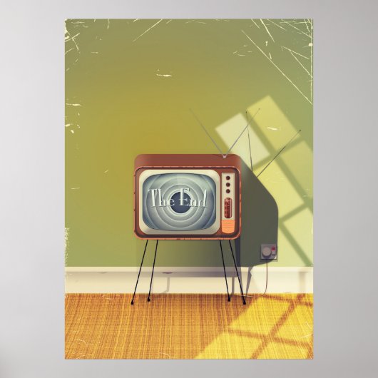 Klassieke televisiecartoon poster (Voorkant)