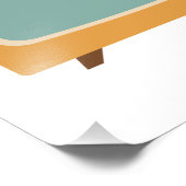 Klassieke televisieset Afbeelding Foto Afdruk (Hoek)